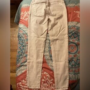 Free Heart Women White Skinny Jeans 29W